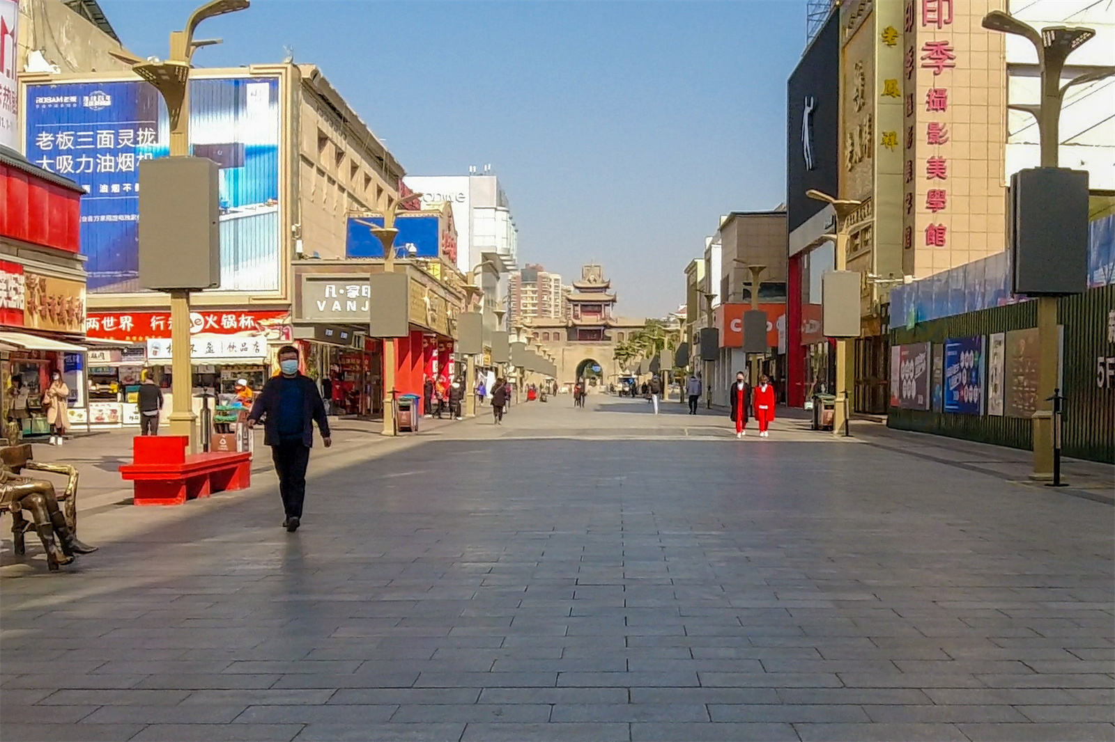 高清大图三区核酸之下的银川城