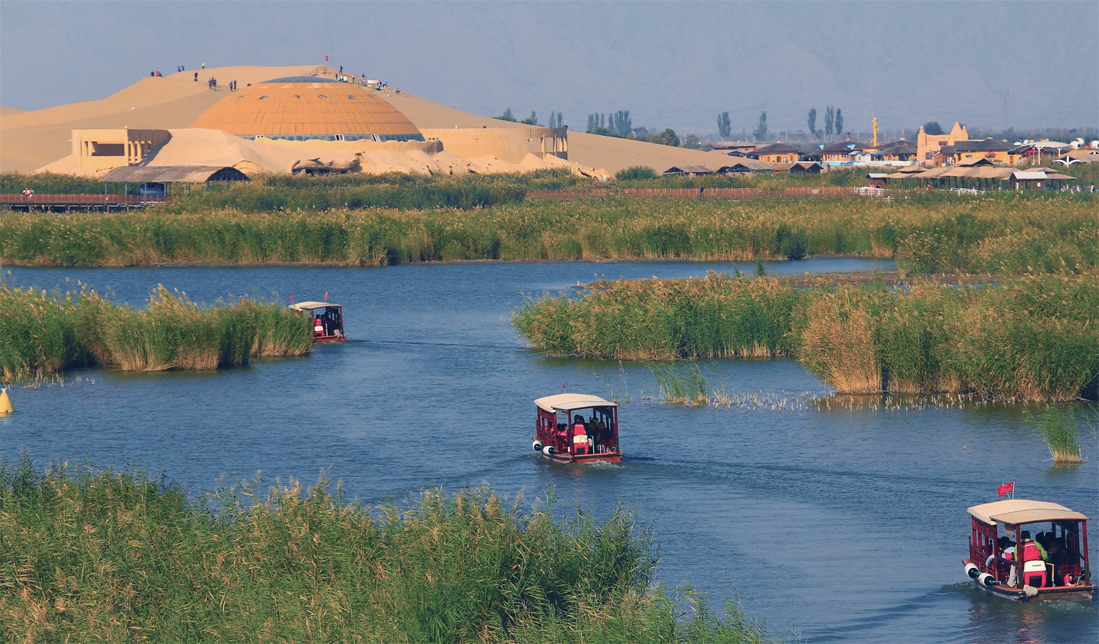 宁夏沙湖入选"黄河主题国家级旅游线路"