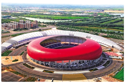 <p>　　吴忠市重大民生项目——黄河奥林匹克体育中心。</p>