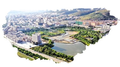 <p>　　环境改善使西吉县城宜居乐业。</p>