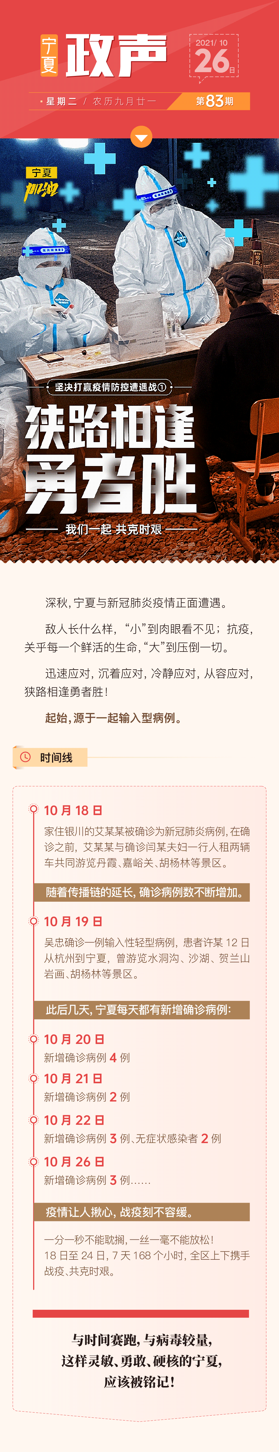 政声｜坚决打赢疫情防控遭遇战① ：狭路相逢勇者胜