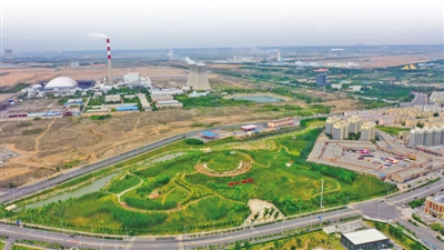 <p>　　宁东基地鸟瞰。</p>