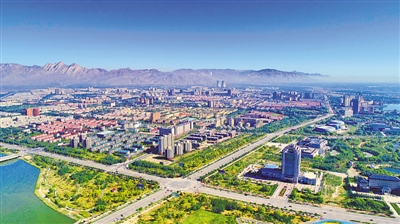 <p>　　创新型山水园林工业城市石嘴山。</p>