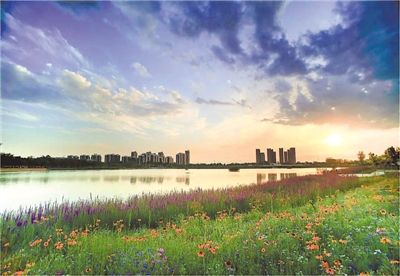 <p>　　花博园</p>