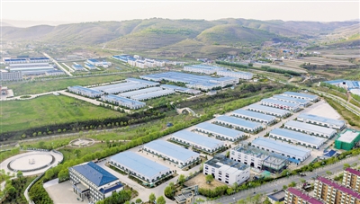 <p>　　西吉闽宁产业园一角。</p>
