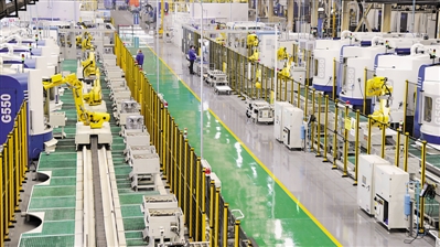 <p>宁夏巨能机器人股份有限公司自动化生产车间。</p>