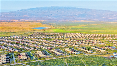 <p>　　吴忠市红寺堡区马渠生态移民区。</p>