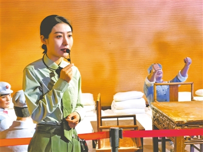 <p>　　讲解红军长征故事。</p>