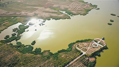 <p>　　　　天湖。（本版文图均由中宁县文化旅游广电局提供）</p>