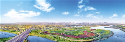 <p>　　　　山水林田湖草沙系统治理成效显著。</p>