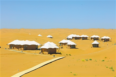     大漠星河旅游度假营地。