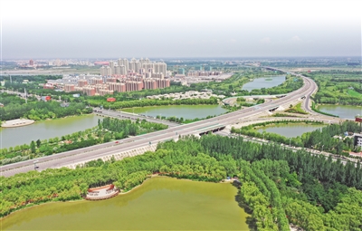     绿色，成为吴忠市高质量发展的底色。