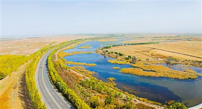 <p>　　滨河大道</p>