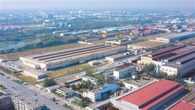 <p>　　银川经开区舍弗勒（宁夏）有限公司航拍图。</p>