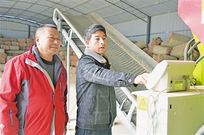 <p>　　饲料加工实现自动化。</p>