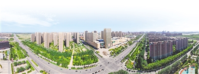     大阅城商圈全景图。（本版图片均由金凤区委宣传部提供）