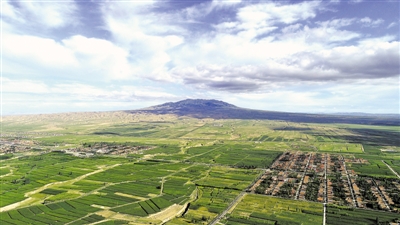 <p>　　吴忠市红寺堡区葡萄种植基地。</p>