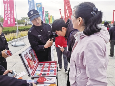 <p>　　大武口禁毒办开展禁毒宣传。</p>