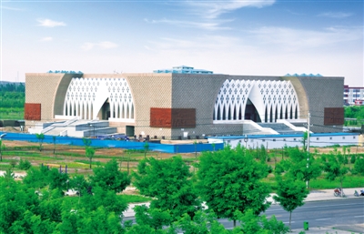 <p>　　红寺堡宁夏移民博物馆。</p>