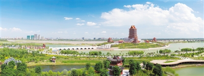 <p>　　黄河楼。</p>