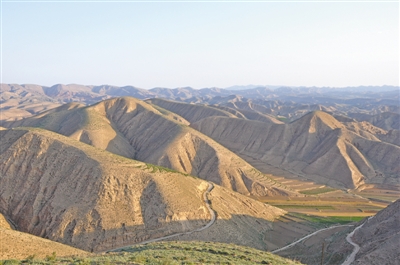 <p>　　2009年东部山区荒山植被稀少。</p>