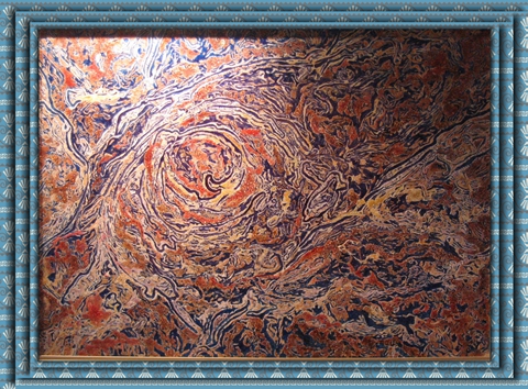 漆画代表作品《生命的舞动》 入选第十一届全国美术漆画作品展_副本.jpg