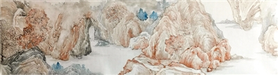 <p>　　山水（国画）　陈　曦</p>