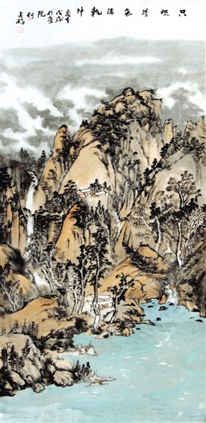 <p>　　　　只流清气　　　　　　　　　　　何占福</p>