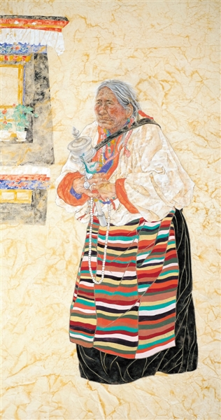 <p>　　　　祈福·之五　　　　　　　　　　　段炼</p>