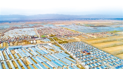 <p>　　10年后的和顺新村，农民新居与设施温棚整齐排列，一派欣欣向荣的乡村振兴画卷徐徐展开。</p>