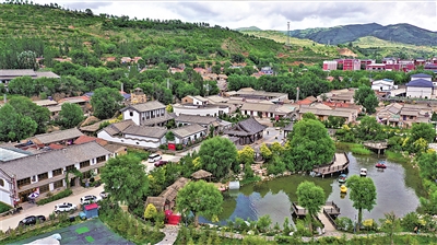 <p>　　老巷子全景。</p>