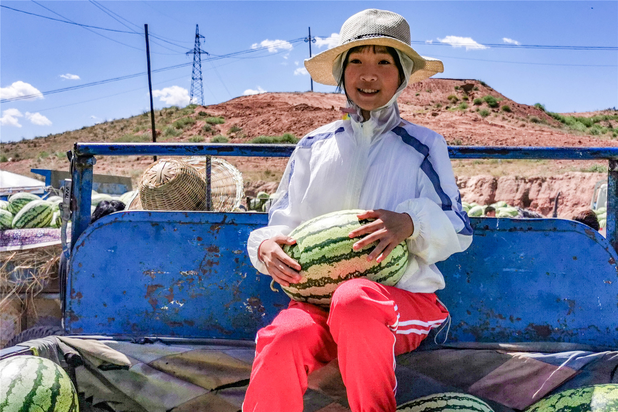 喊叫水硒砂瓜上市季