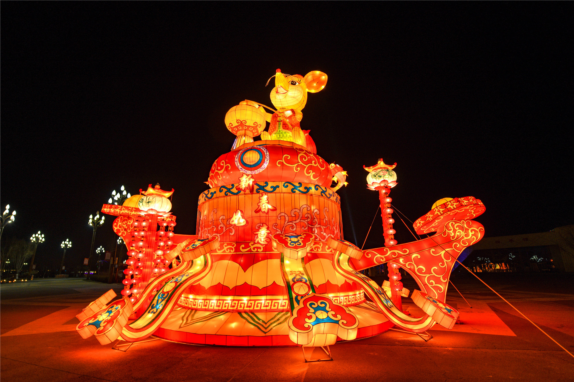 "点亮新银川,欢喜过大年"大型迎春灯会亮灯啦-宁夏新闻网