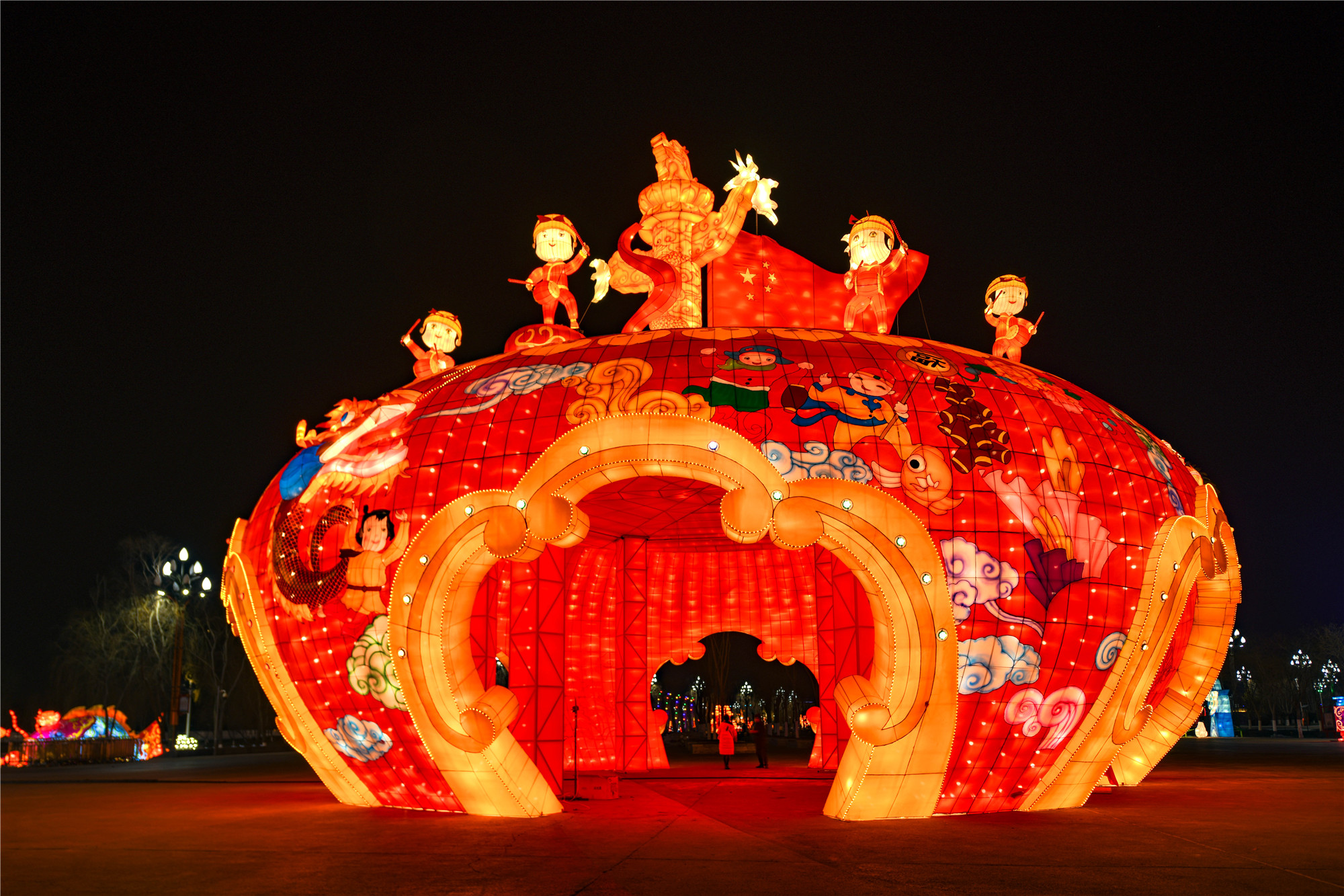 "点亮新银川,欢喜过大年"大型迎春灯会亮灯啦-宁夏新闻网