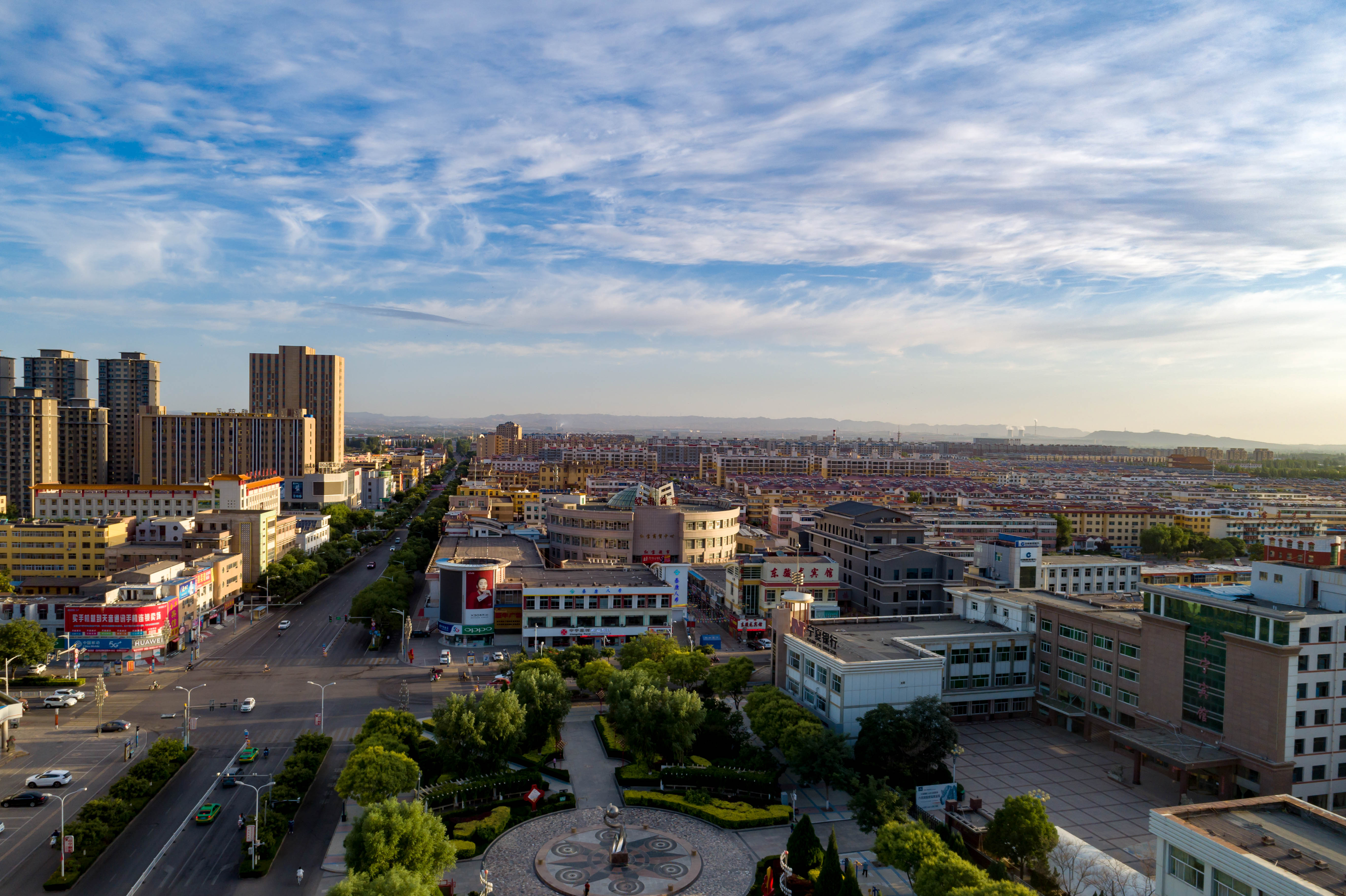 黄河两岸是我家高清大图瞰中宁新面貌