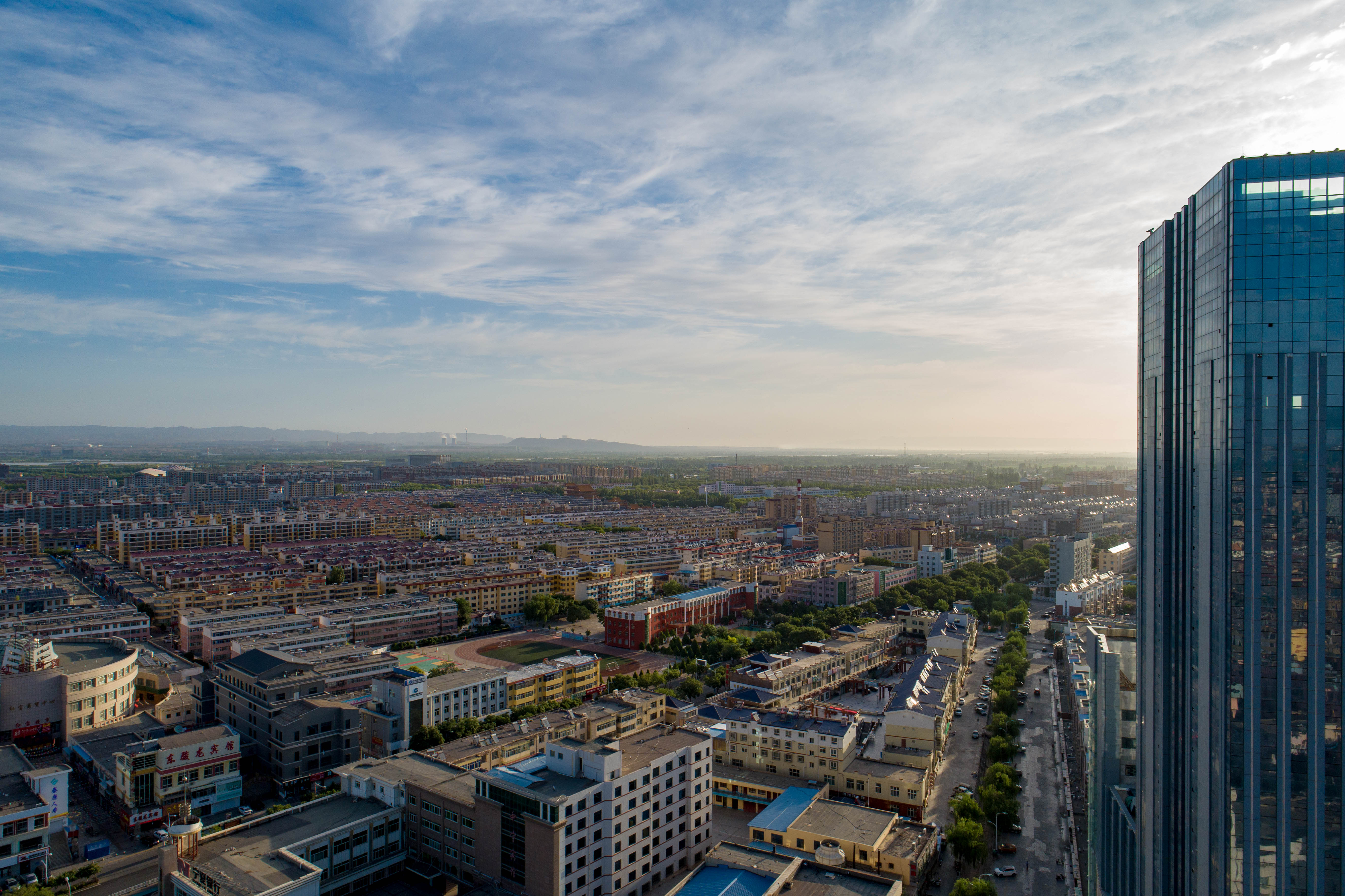 黄河两岸是我家高清大图瞰中宁新面貌