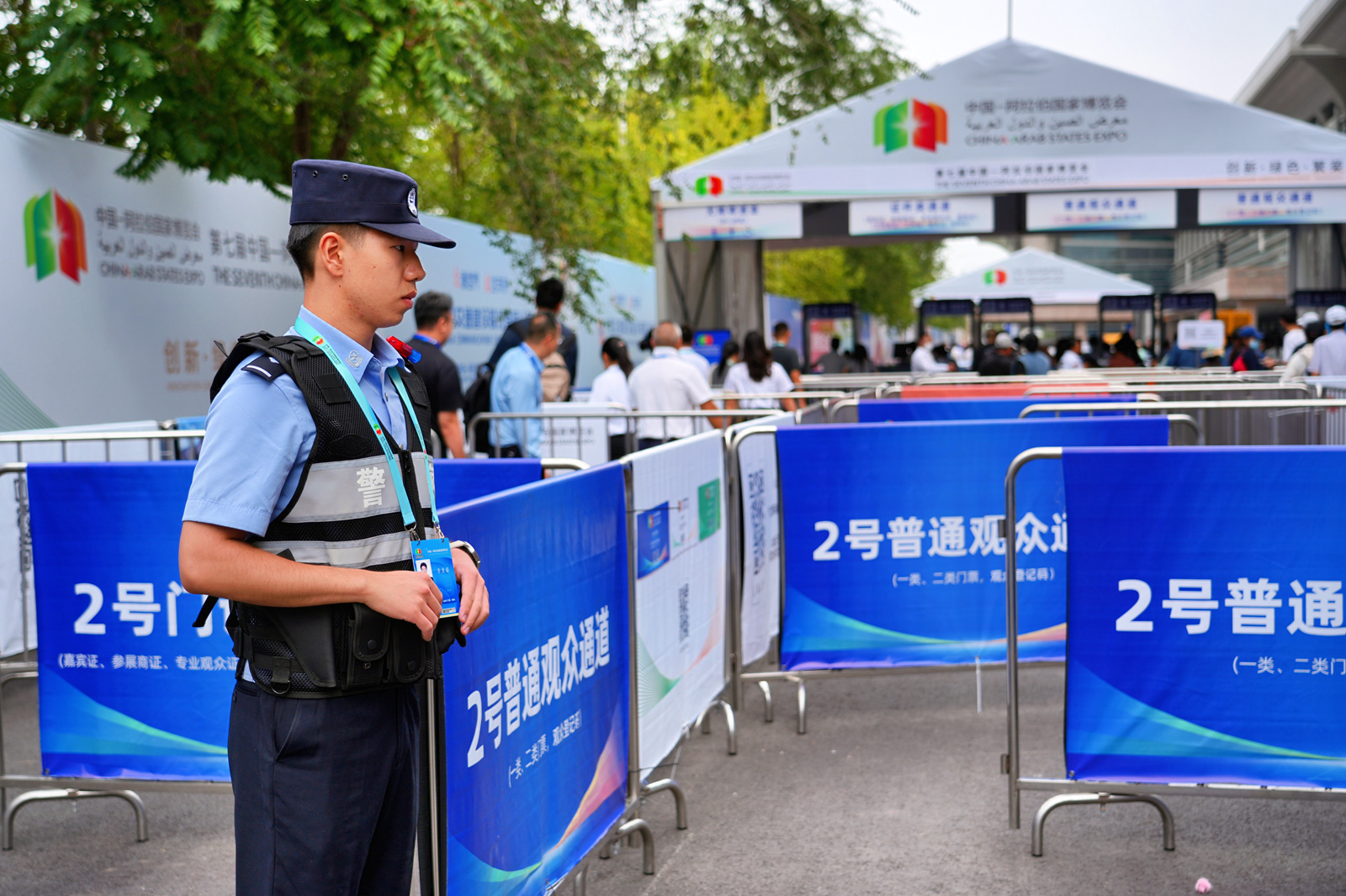 96小时的温情守护银川公安全力护航第七届中阿博览会(图2)