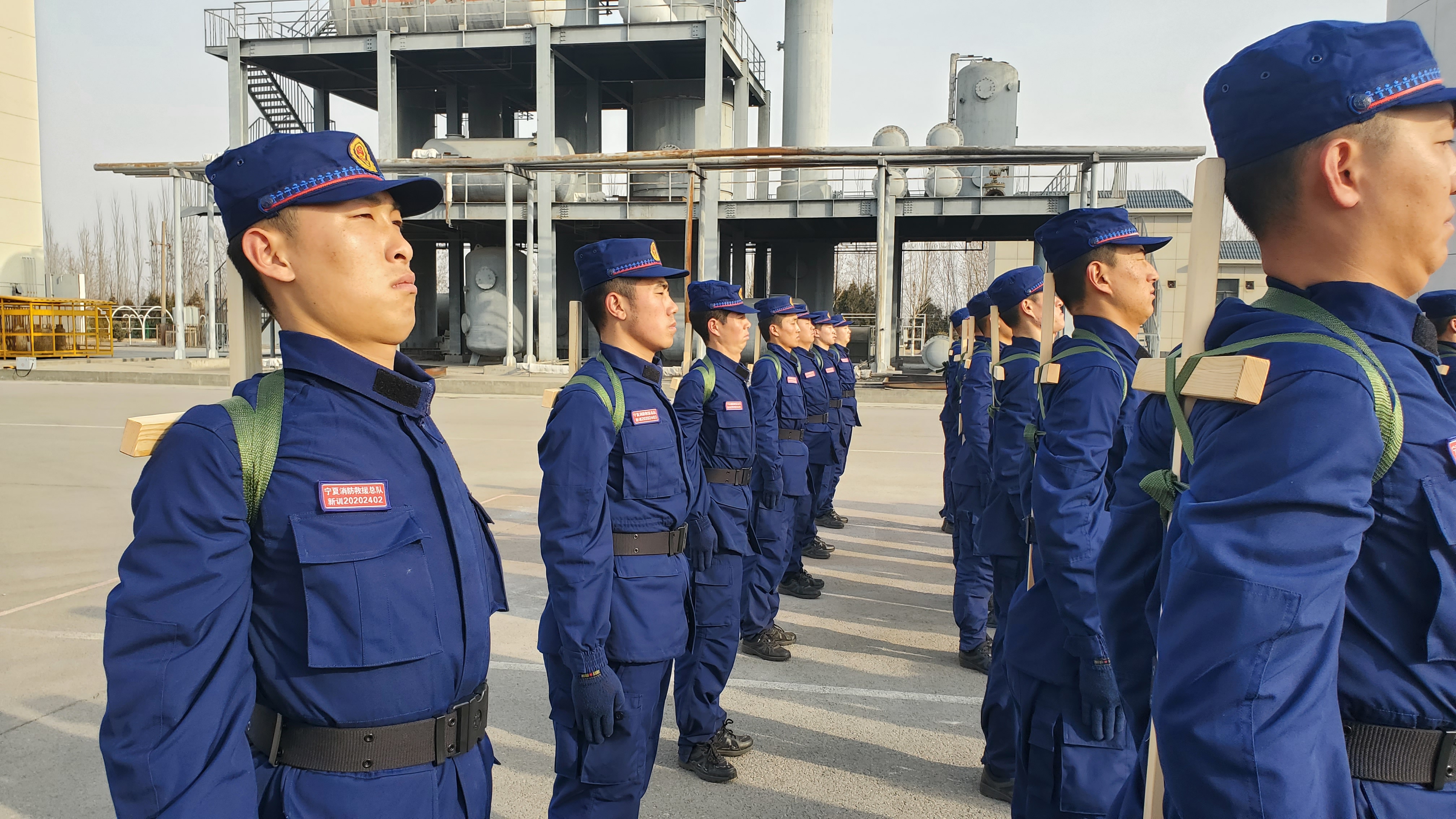 宁夏消防总队新训大队迎寒而上砺精兵
